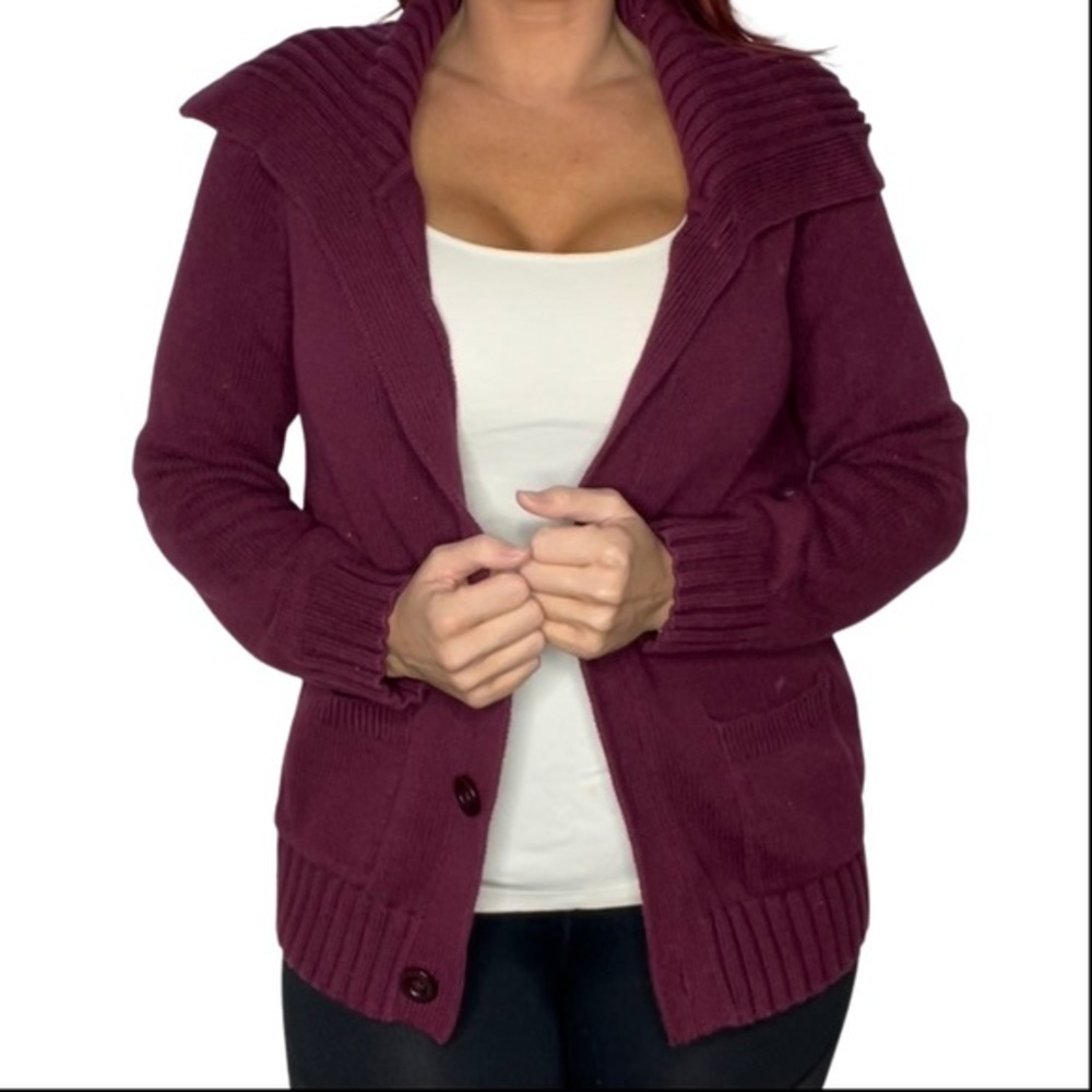 Ann Taylor Chunky Knit Cardigan
